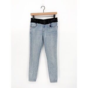 NWT BlankNYC The Great Jones High-Rise Skinny Two Toned Size 25